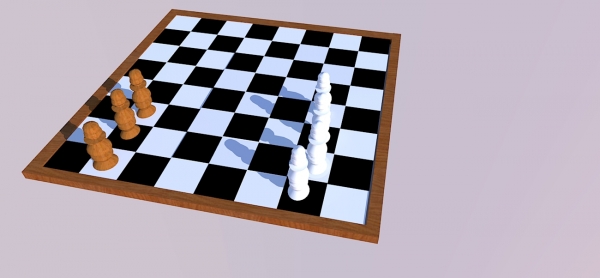 Creation of chess board with pawns: Step 5